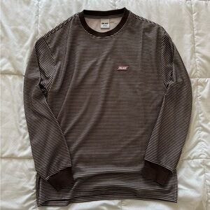 Palace Brown and Pink Striped Shirt
